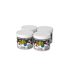 Flex Paste 1 lb. White All-Purpose Strong Watertight Sealant 4-Pack 