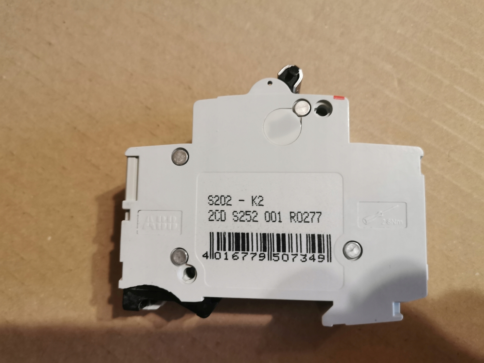 ABB S202-K2 2P K 2A AC 6kA