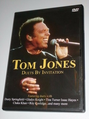 TOM JONES DUETS BY INVITATION DVD 2003 CODEFREE 95 MIN 24 TRACKS (YZ)