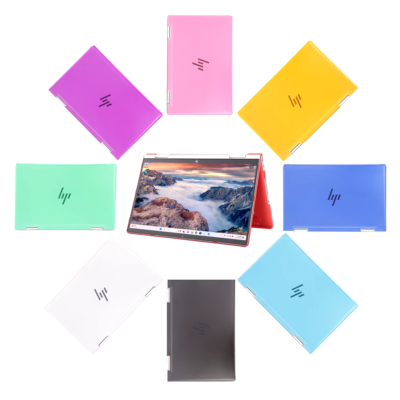 mCover Hard Case ALLEEN Compatibel voor 2023~2024 14 HP Envy x360 14-ES0000 Serie Laptopcomputers (NIET Passend voor Andere HP Modellen) - Zwart