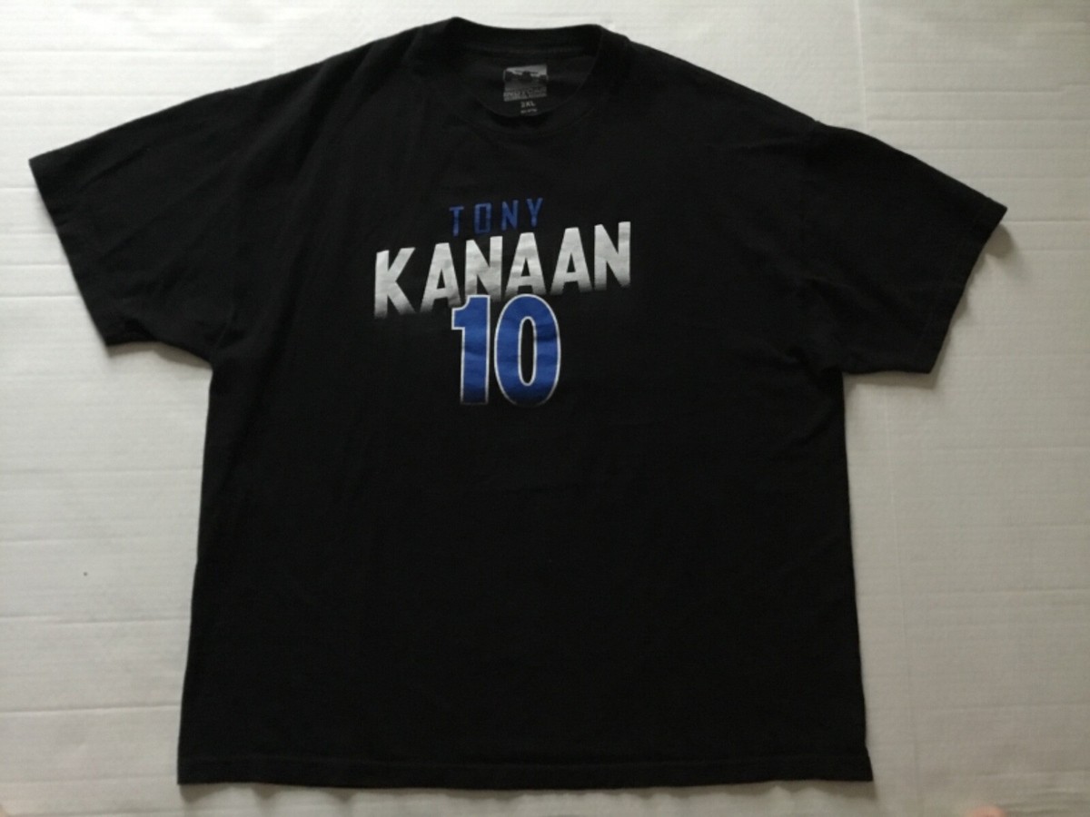 Tony Kanaan #10 Indy Car 2 sided black t Shirt Jersey-Adult sz 2XL