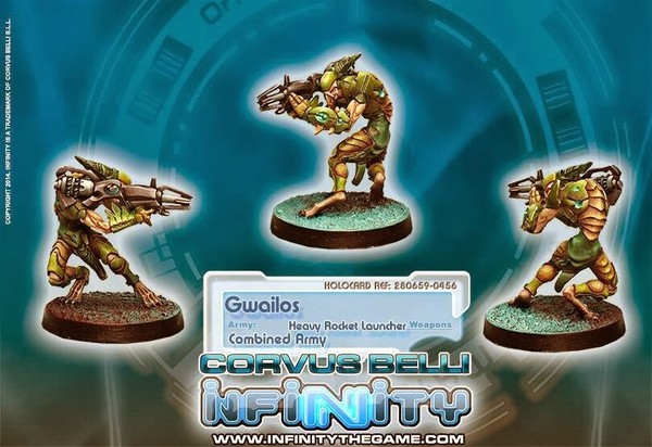 INFINITY Assembled GWAILOS Rocket L. hasvastii Combined Army Corvus vCB spTeam