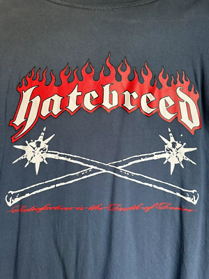 Hatebreed Satisfaction Is The Death Of Desire T Shirt Full Size S