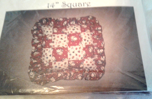 Home for Christmas Santa Blocks Pillow Sewing Kit-NIP - Picture 2 of 3