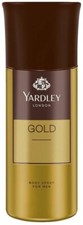 NEW YARDLEY LONDON GOLD DEODORANT BODY SPRAY FOR MEN LIMITED EDITION - 150 ML