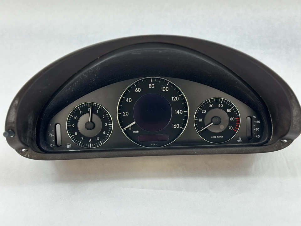 03-09 Mercedes Benz CLK500 550 350 W209 Calibre Cluster Pantalla LCD SERVICIO DE REPARACIÓN Foto 2 de 4