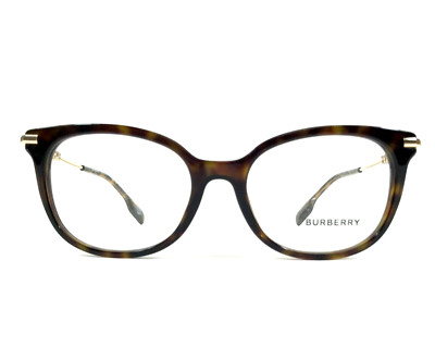 Burberry Eyeglasses Frames B2391 3002 Dark Havana Cat Eye Full Rim 51-17-140