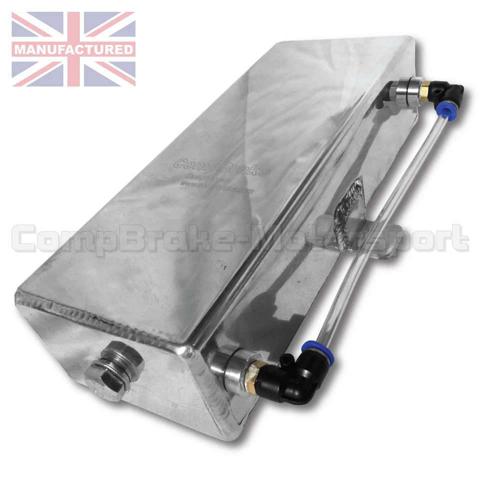Oil Catch Tank 1.5L Litre Square Bulk Head Mount Rally,Race,Drift,4x4 CMB1575 - Image 3 of 3