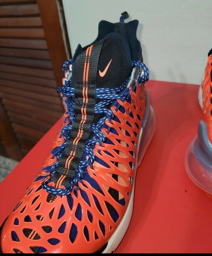 Air Max 270 ISPA Blue Void Terra Orange mens Size 6 / wmns 7.5 image 10