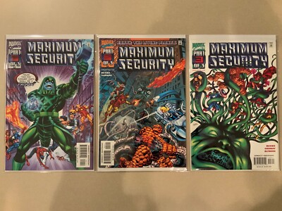Marvel Comics Maximum Security 1-3 NM