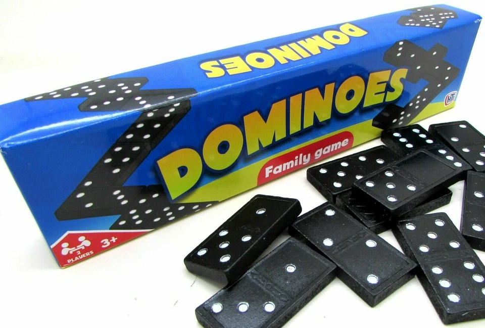 Kids Dominoes Set Toy Traditional Classic Children 28 Domino Christmas Gift - Image 3 of 4
