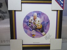 2002-03 RAY BOURQUE AUTOGRAPHED OFFICIAL CANADA POST PRINT - NUMBERED 503/1077