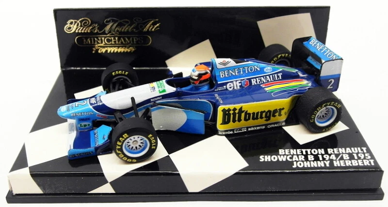 Minichamps 1/43 Scale 430 950092 - F1 Benetton Renault Showcar B194/B195 - Imagen 2 de 3