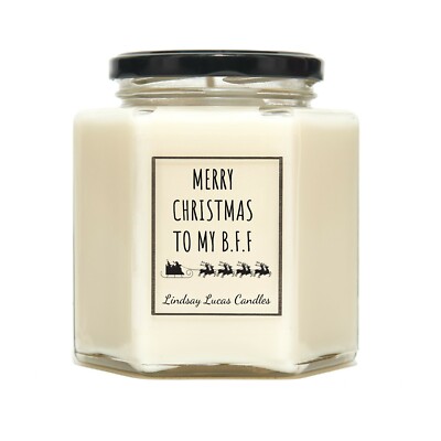Weihnachtsgeschenk für B.F.F, Kerzen, Kerze, Duftkerze, Weihnachtskerze