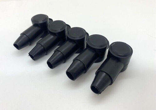 PACK DE 10 BOTAS AISLANTES TERMINALES DE OREJETAS Y ANILLOS SERIE VTE 216 - 5x ROJO 5x NEGRAS - Imagen 3 de 9