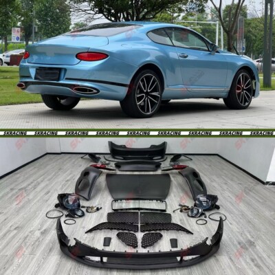 Bumper Headlights Hood Upgrade 2022 Style Kit For Bentley Continental GT 2004-17
