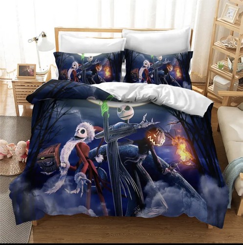 The Nightmare Before Christmas Size Duvet Cover Set Halloween Bedding