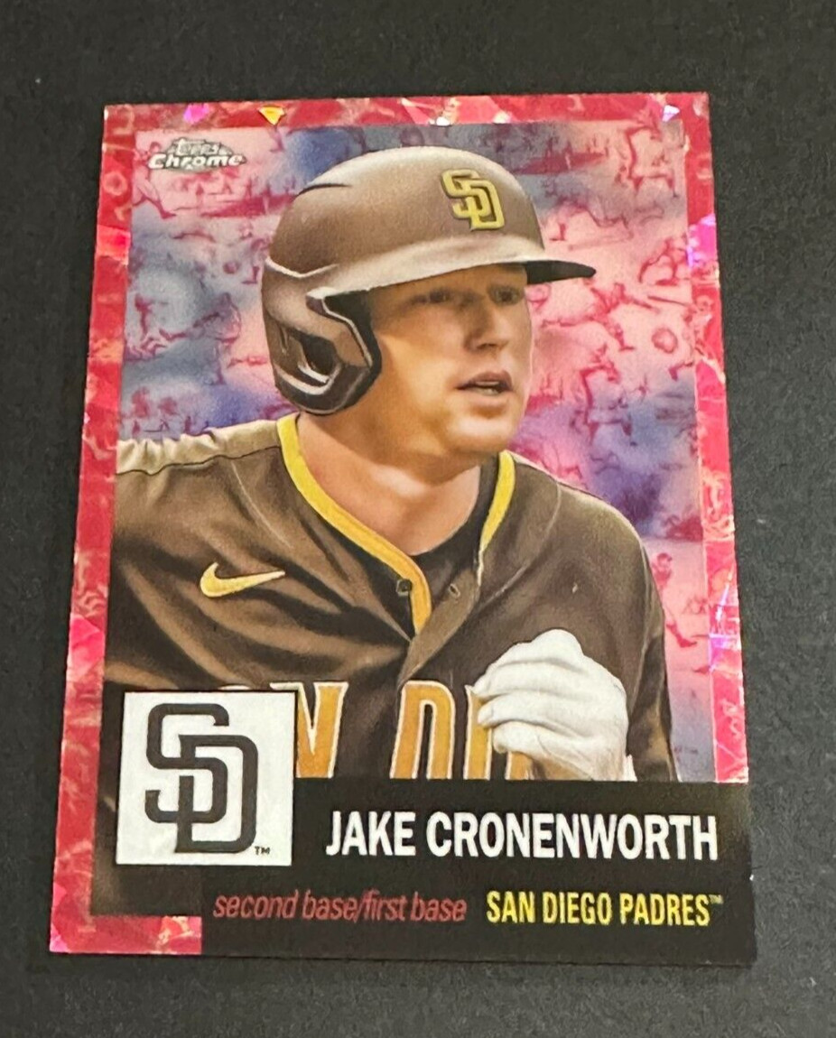 2022 Cromo Platino Jake Cronenworth Toile Crema Fucsia Atomic/100 - ENVÍO GRATUITO