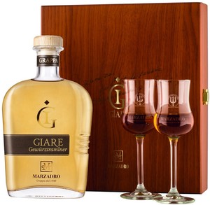 Grappa Barricata Giare Gewurztraminer Cl 70 Cofanetto In Legno Con 2 Bicchieri Ebay