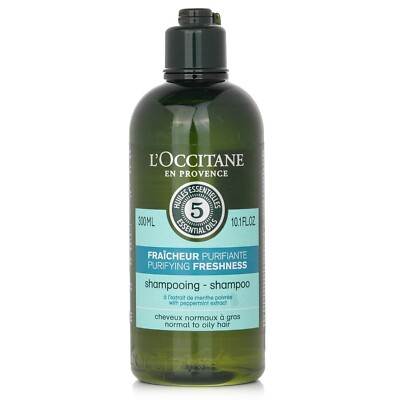 L'Occitane Purifying Freshness Shampoo (Normal to Oily Hair) 300ml NEW