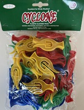 50 PACK CYCLONE PLASTIC CLOTHES PEGS PUSH ON WASHING LINE DURABLE NON RUSTING