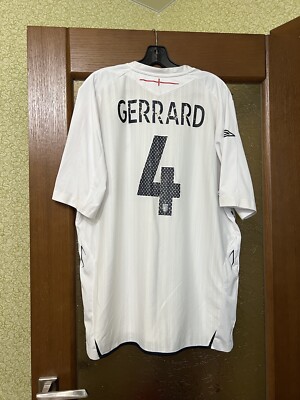 2007/09 England National Team #4 Gerrard Umbro Soccer
