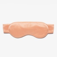 THE GOOD SIDE MULBERRY SILK SLEEP EYE MASK IN PEACH NWOT