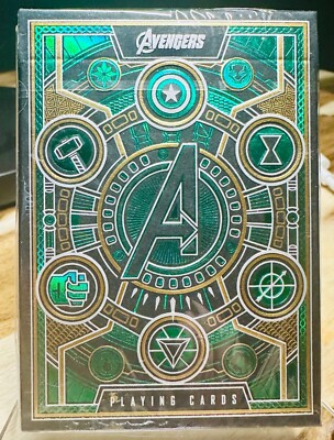 SEALED - Avengers: Green Edition Playing Cards by theory11