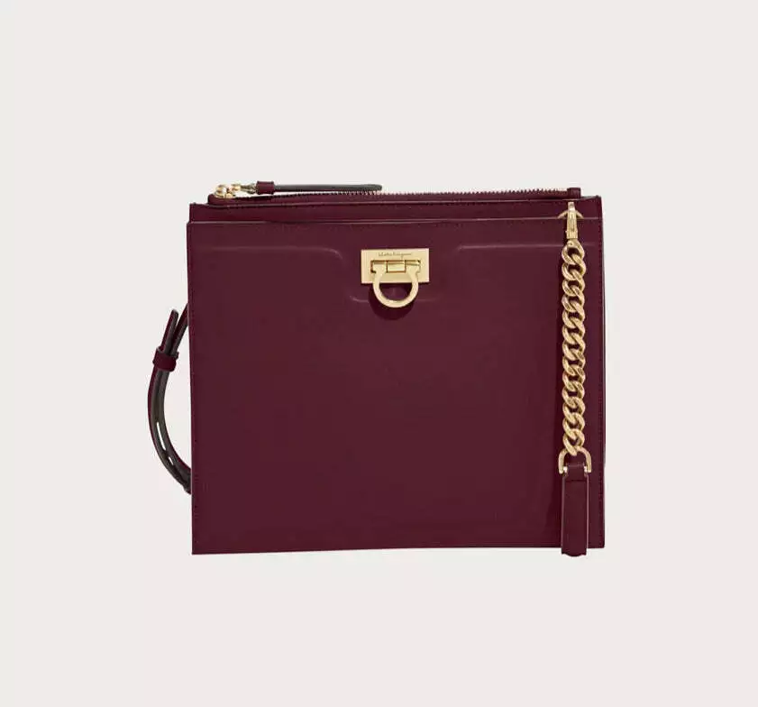 Ferragamo purple bag sale