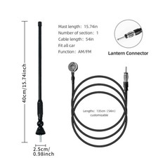 1pc Marine Stereo Radio Antenna Boat FM AM Aerial for ATV UTV Car Yacht US STOCK