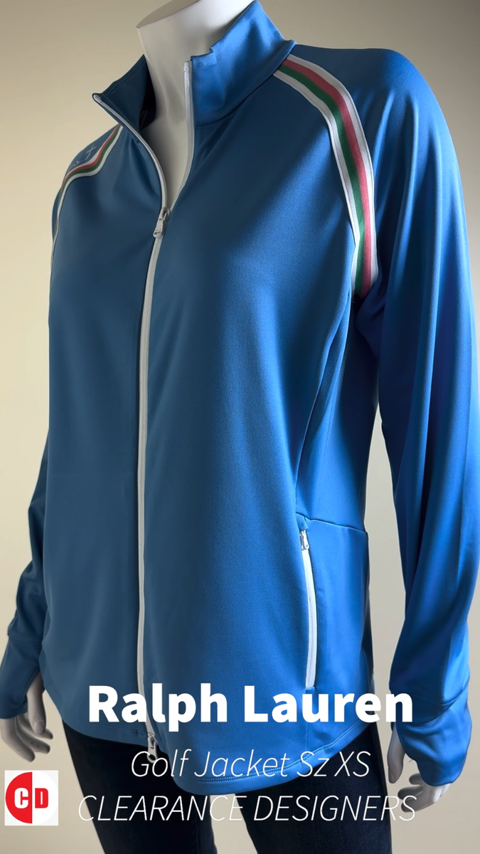 $138 RLX Ralph Lauren Women's Golf Jacket Full Zip Sz