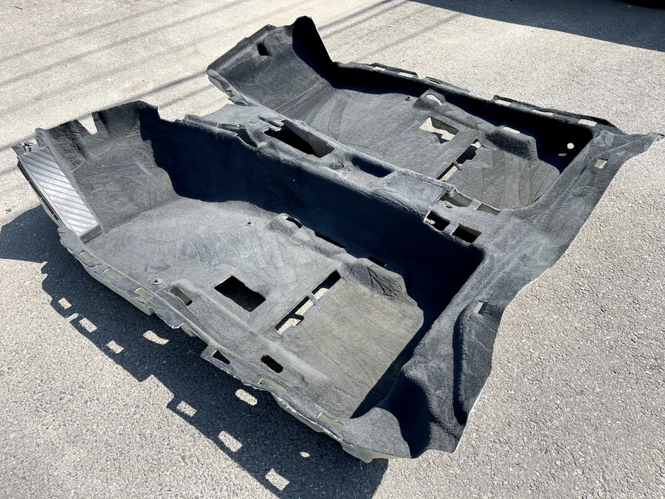 2008–2017 AUDI A5 COUPE FRONT REAR FLOOR CARPET MAT BLACK OEM 8T1 863 021 - Image 3 of 4