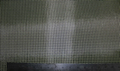 HECHO EN UE - Tela híbrida de fibra de carbono aramida tejido liso 30x20 cm 180 g/m2 - Imagen 5 de 5