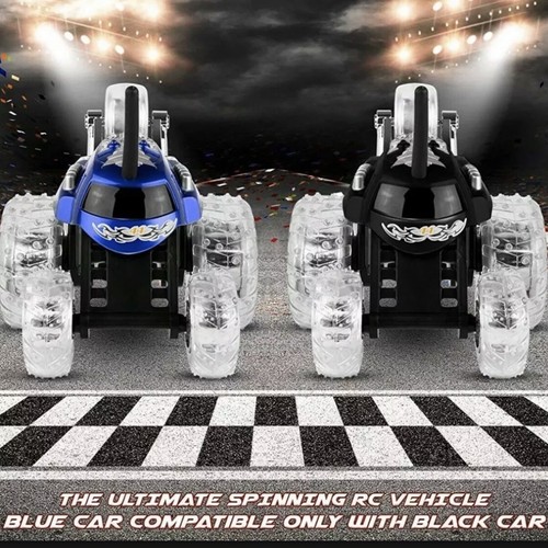Sharp Image RC 360 Degree spins Rally Car Thunder Tumbler Two Frequencies New - Picture 5 of 12