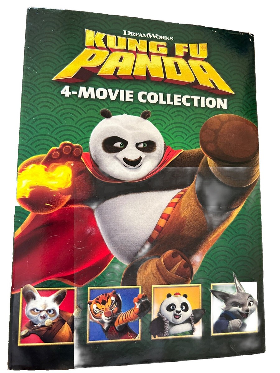 King Fu Panda : 4- Movie Collection , New Sealed DVD ( With