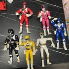 Vintage Power Rangers Lot Karate Choppin & kicking rangers 1994-1995