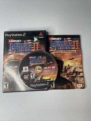 Conflict: Desert Storm II Back to Baghdad Sony PlayStation 2 PS2 Video Game CIB