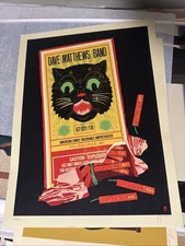 Dave Matthews Band Poster Milwaukee, WI. 7-1-2018  Methane Signed  #ed /900 SE