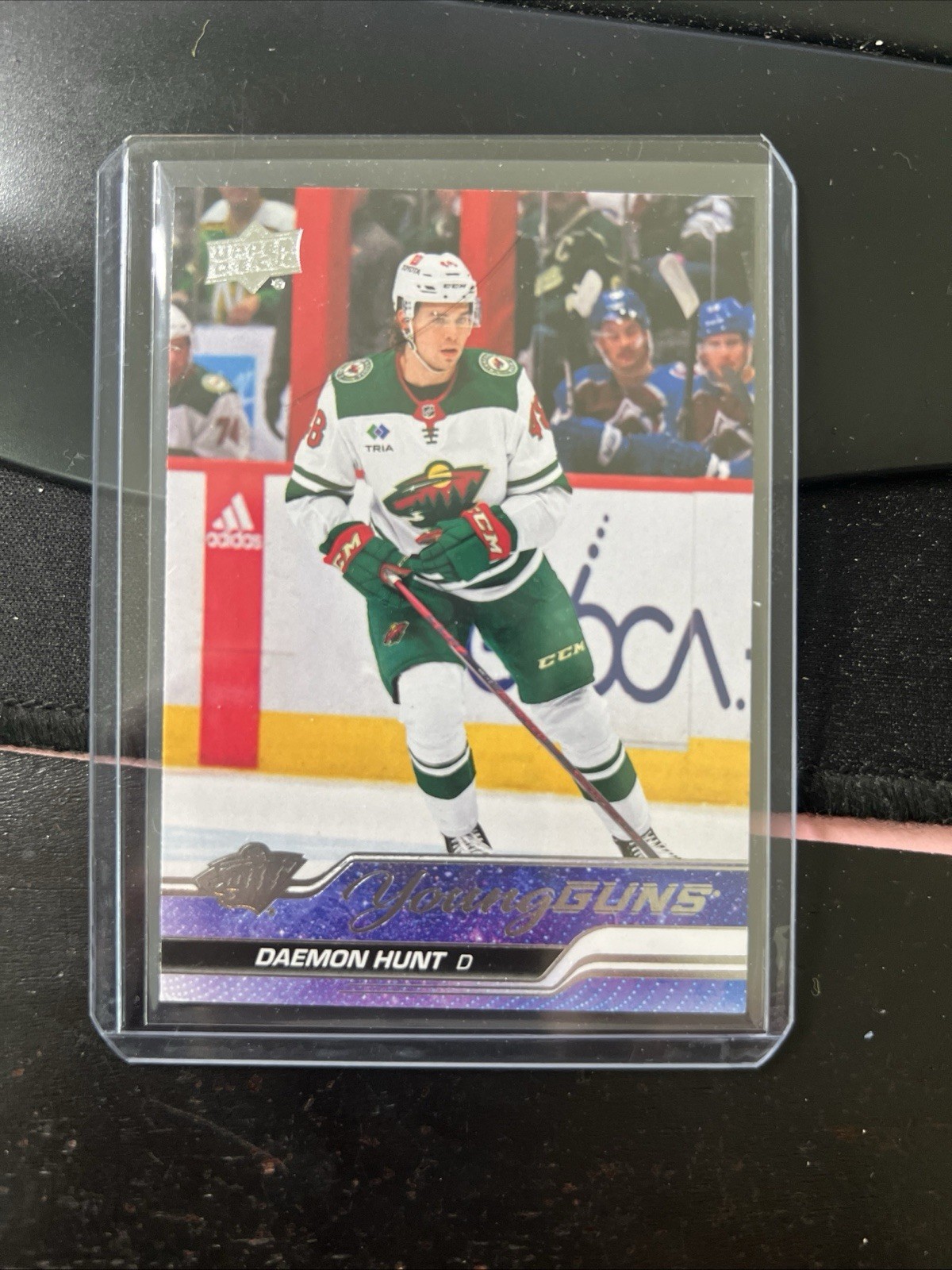 2023-24 Upper Deck Series 2 Young Guns Daemon Hunt Minnesota Wild #494 An