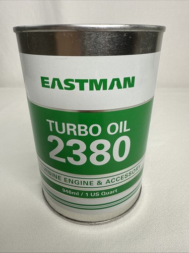 Eastman Turbo Oil 2380 Metal Empty Can