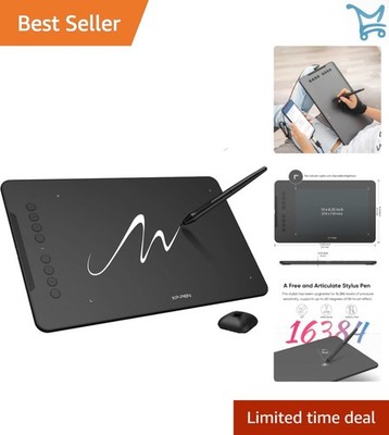 XPPen Deco 01 V3 Drawing Tablet 10x6 Inch OSU Graphic Pen-Stylus Art, Teaching