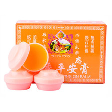 Hong Kong Ping On Ointment Muscular Pain Relief 12pc 四季平安膏