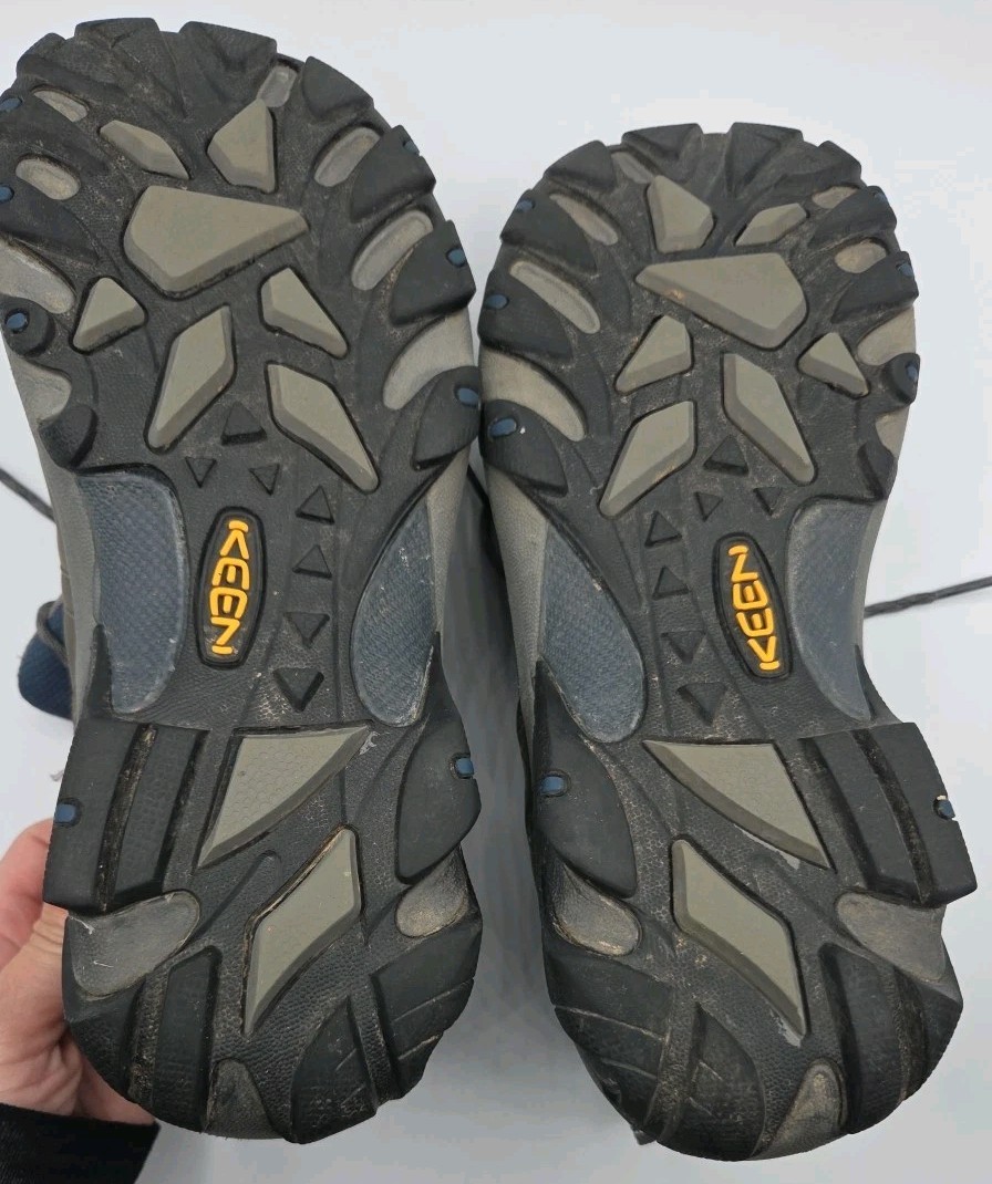 Scarpe da trekking Keen Targhee II in pelle marrone impermeabili da uomo taglia US 11 5