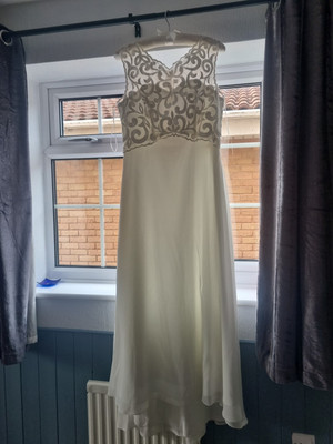 Brautkleid Größe 10 Damen Spitzenkleid für besondere Anlässe
