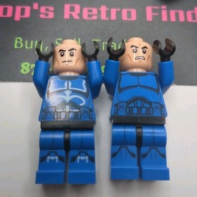 Lego Star Wars Senate Commando Minifigures sw0614 Lot of 2 with captain 75088.