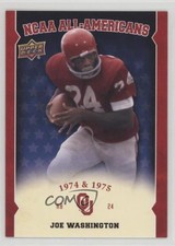 2011 Upper Deck University of Oklahoma NCAA All-Americans Joe Washington 2d8