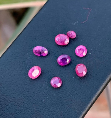 1.55 ct top quality natural ruby lot jagdalak mine Afghanistan loose gemstone