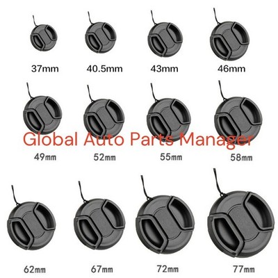 1PCS 37～95mm Front Lens Cap Cover Center Pinch Snap On For Nikon Sony Pentax