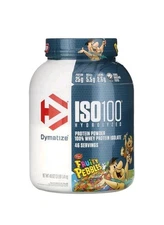 Dymatize ISO 100% Whey Protein Isolate - Fruity Pebbles 3lbs EXP 04/2027