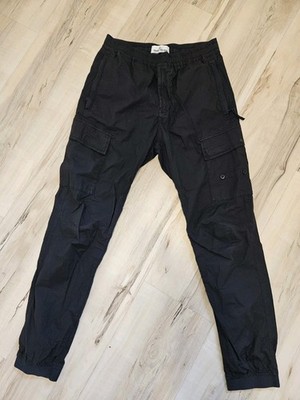 Stone Island 485 313 237 239 Cargo Hose W30 Herren Schwarz